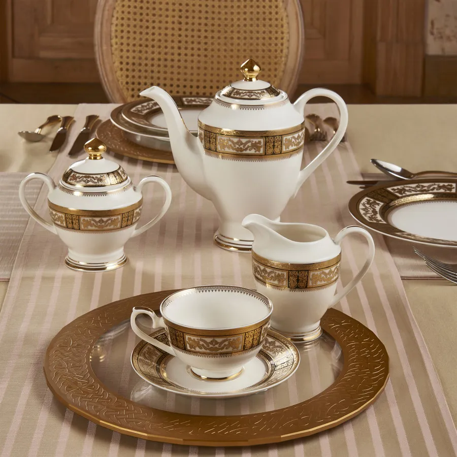 Fine tea outlet set