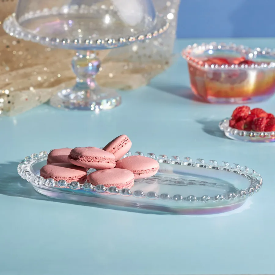 Glass platters on sale