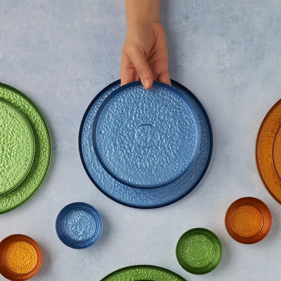 Karaca Glacier 18Piece Glass Serveware Set for 6 People, Multi KARACA UK