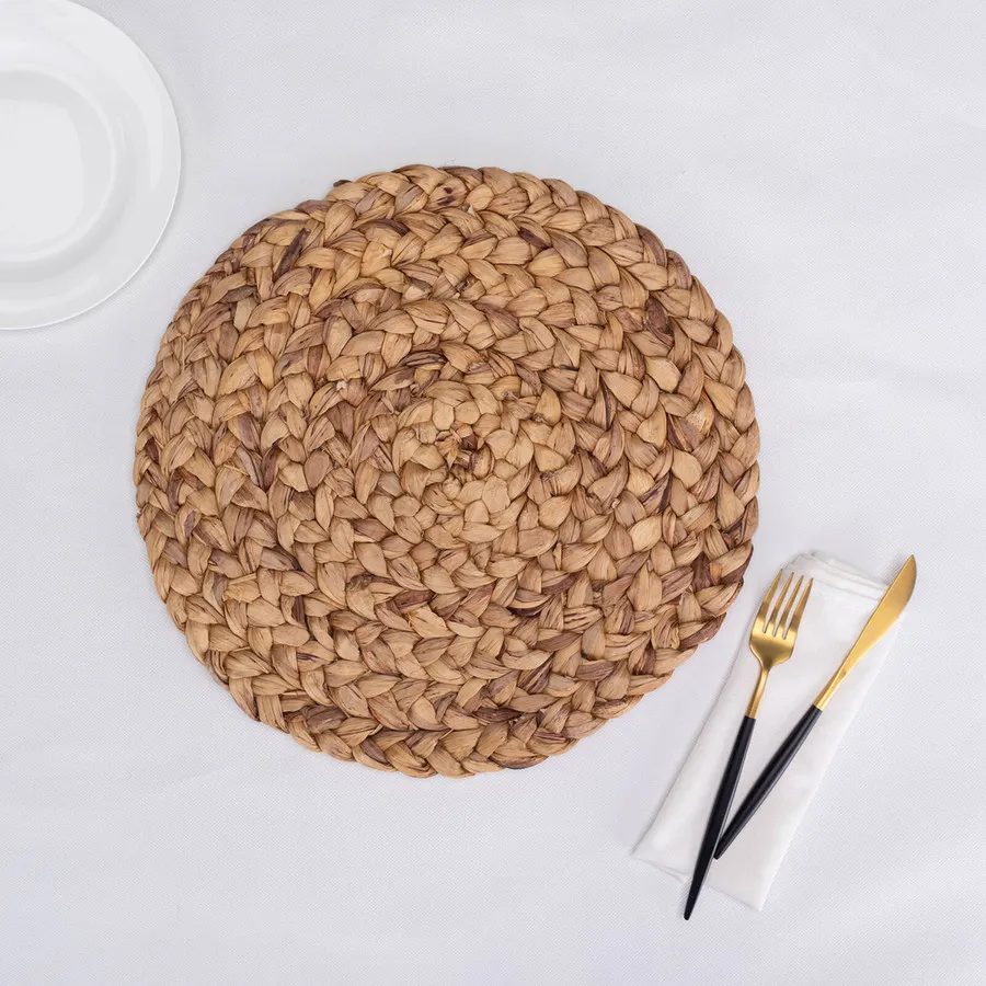 Karaca Home Austin Placemat, 38cm, Straw KARACA UK