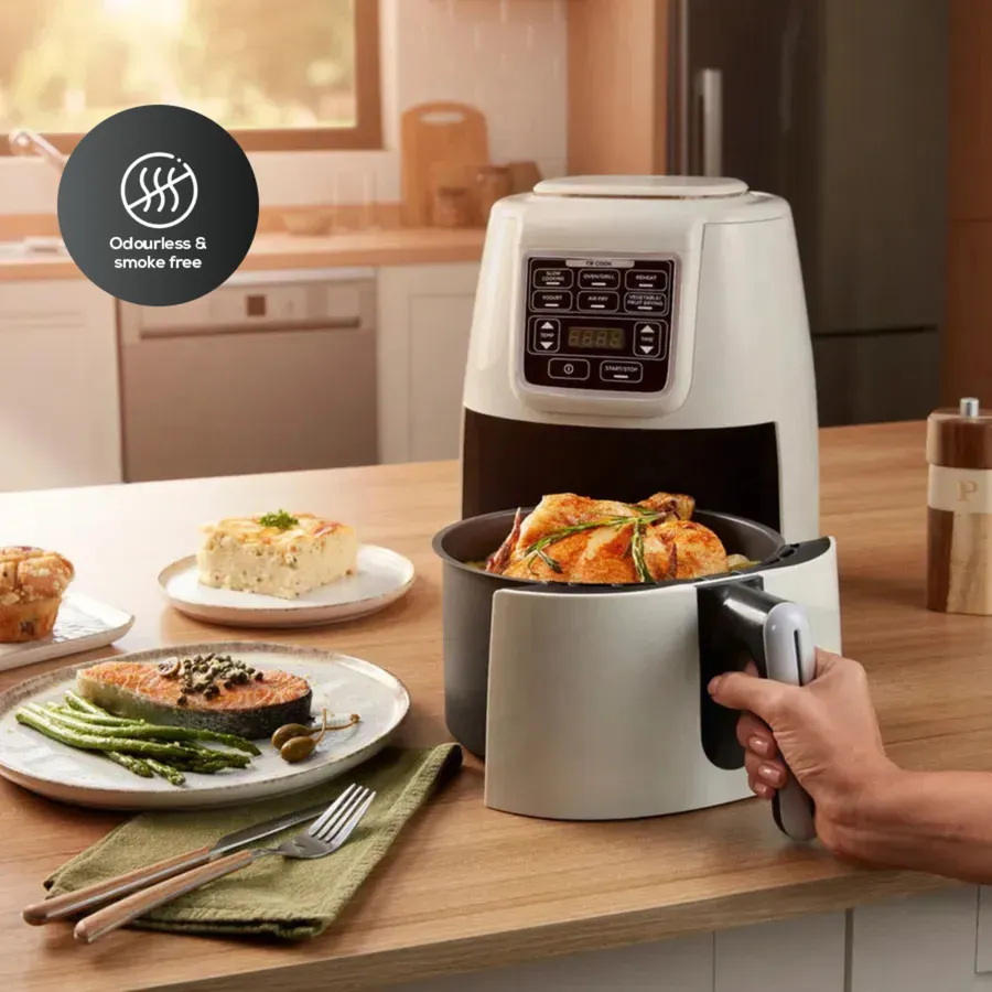 Karaca Air Cook XL 2 in 1 Airfryer, Starlight - KARACA UK