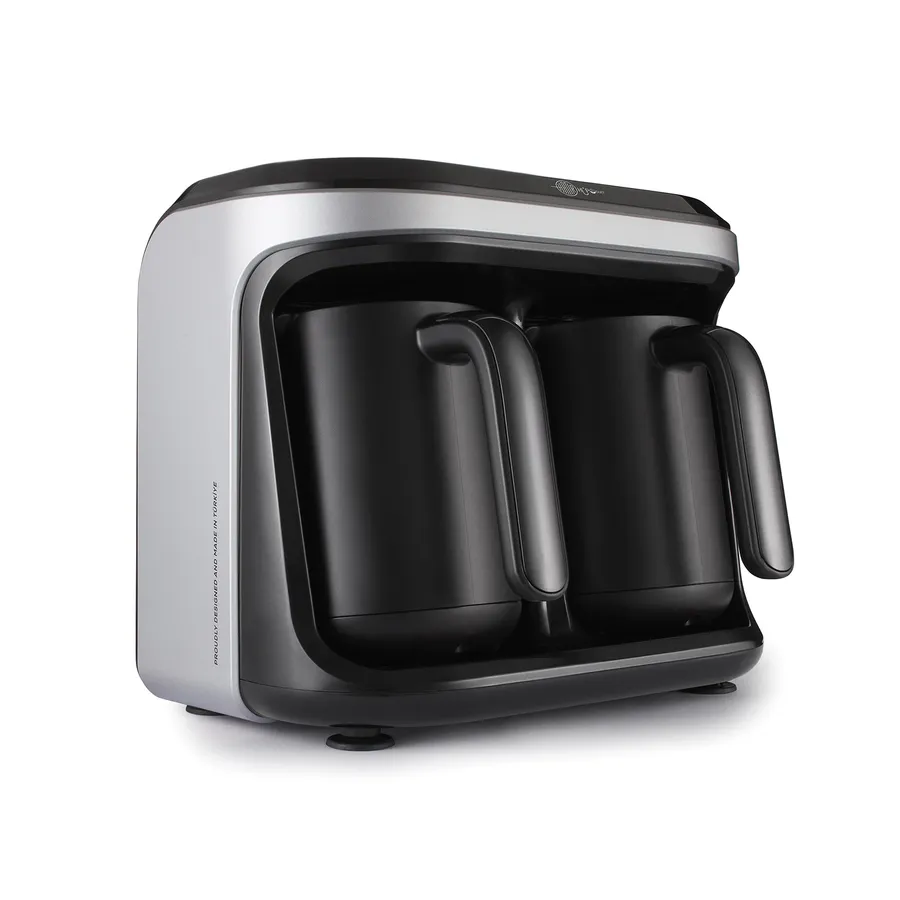 Karaca Hatir Hüps Duet Turkish Coffee Machine, Gray, 1400W KARACA EUROPE