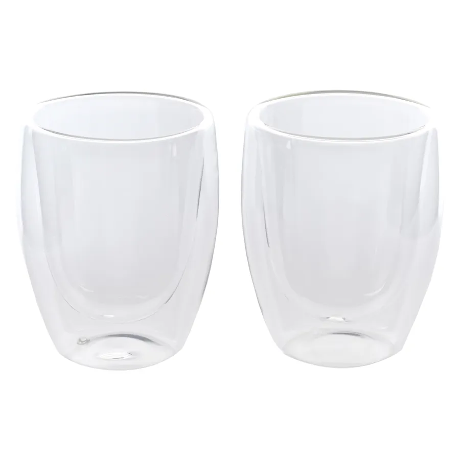 Royal Ford Borosilicate 2Pcs Double Wall Cup Set 300ML