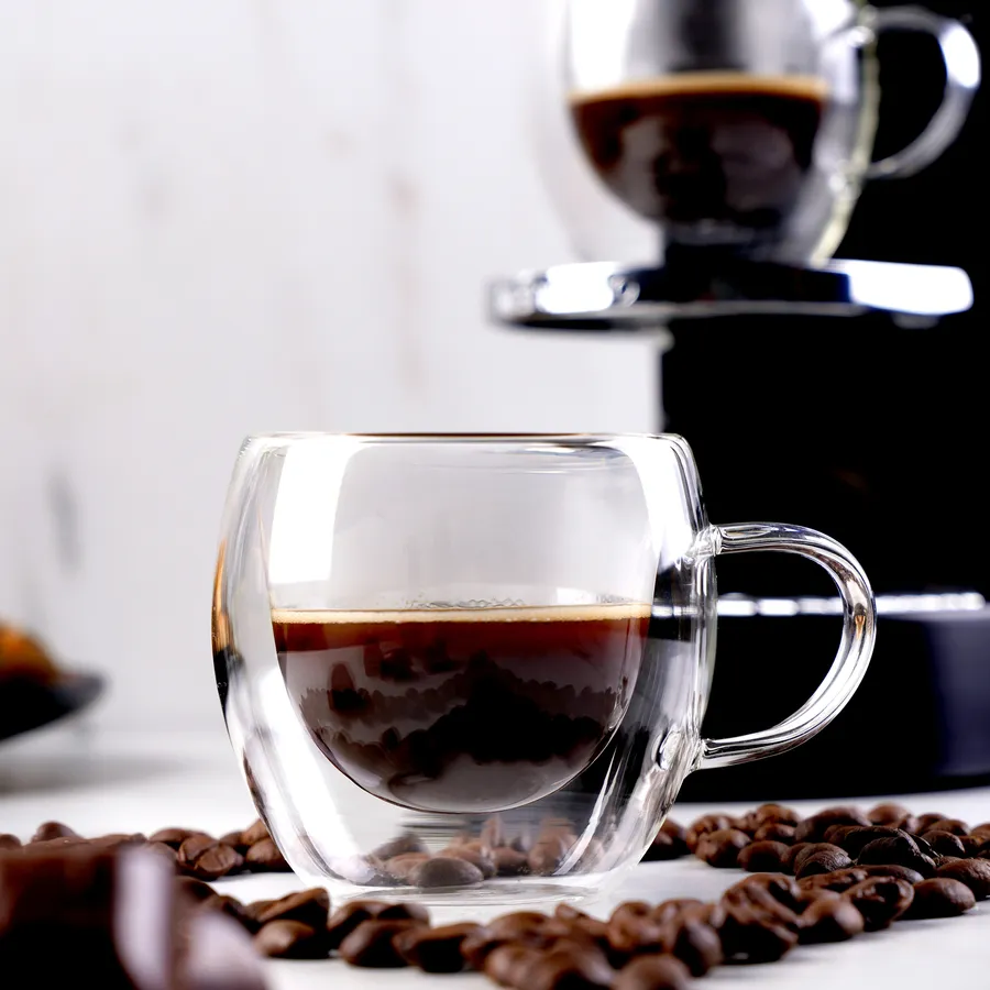 Double-Walled Glass Coffee Cup (150ml)