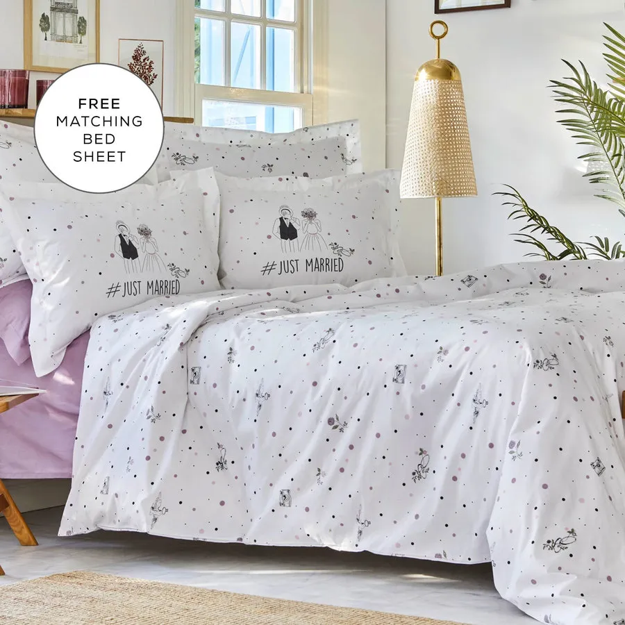 Just married shop bedding