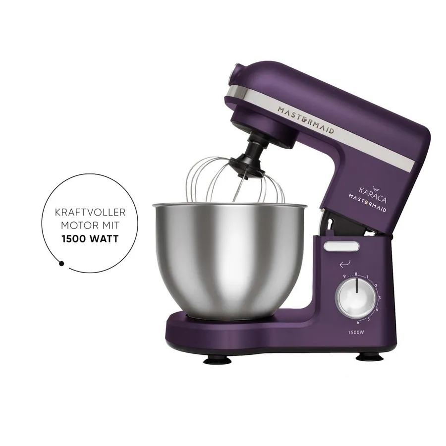 Karaca Mastermaid Chef Stand Mikser Grape Purple 1500W 5 Lt 