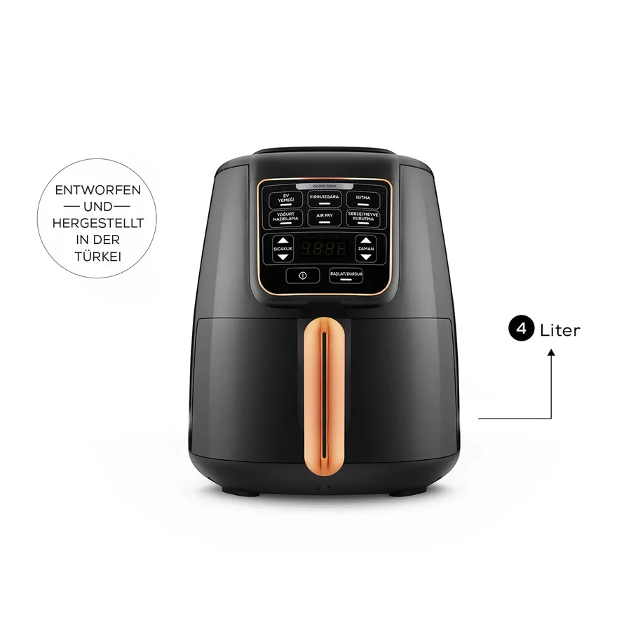 Livre de cuisine complet de l'Air Fryer: 1000 jours de recettes simples,  faciles et abordables pour la friteuse. (French Edition)