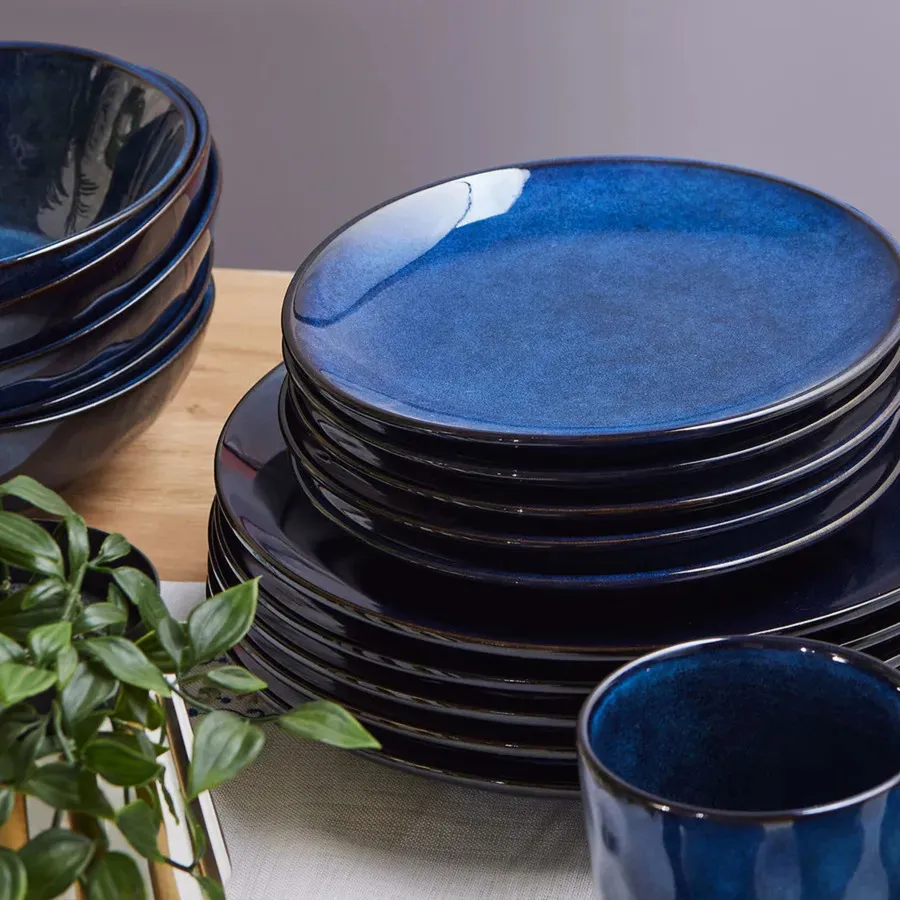 Blue Dinnerware Set 